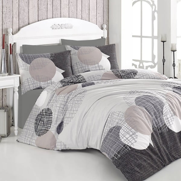 Gultas veļa ar gultas pārklāju divguļamai gultai Nazenin Home Jadore, 200 x 220 cm