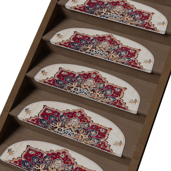 Kāpņu paklāji (16 gab.) 20x65 cm Floral Path – Vitaus-image-1