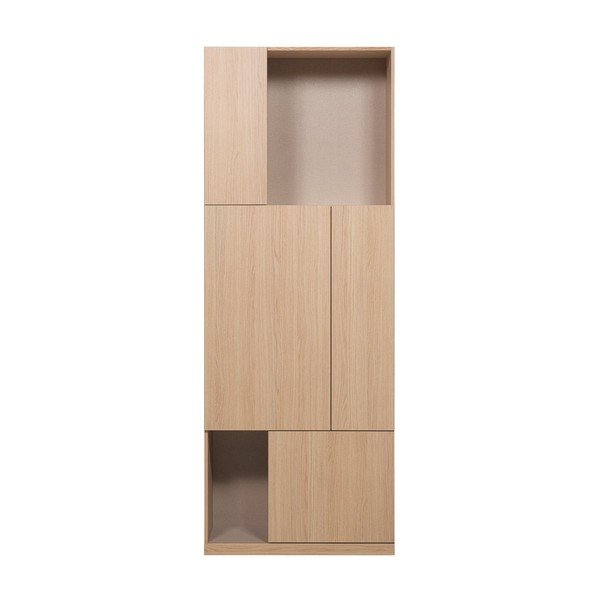 Dabīga toņa modulārais skapis 80x215 cm Build – WOOOD-image-1
