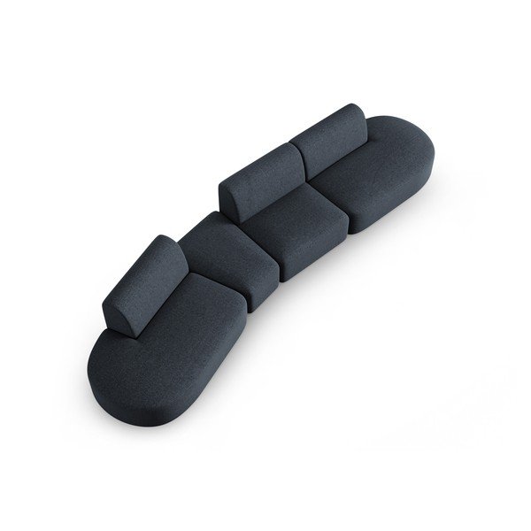Tumši zils dīvāns 412 cm Shane – Micadoni Home-image-2