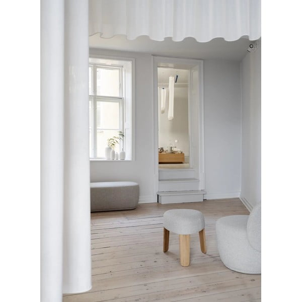 Bēšs dīvāns no buklē auduma 137,5 cm KUON – Blomus-image-2