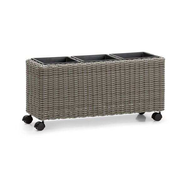 Pelēks dārza puķu pods Bonami Essentials Natural-image-2