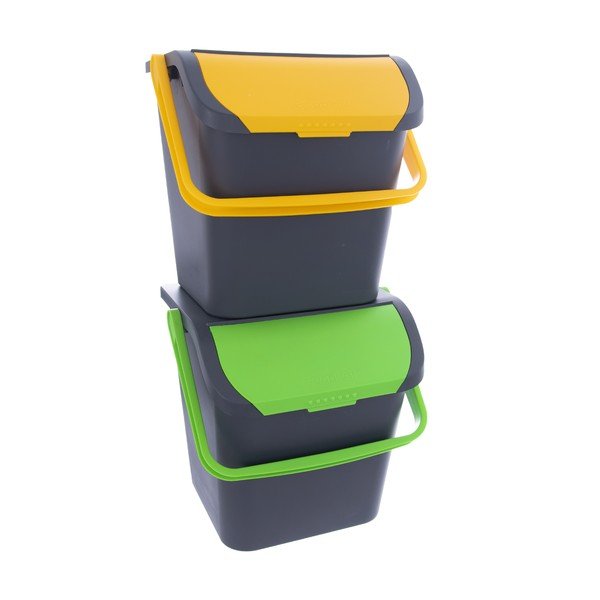 Plastmasas atkritumu tvertne šķirotajiem atkritumiem 28 l Eko – Orion-image-2