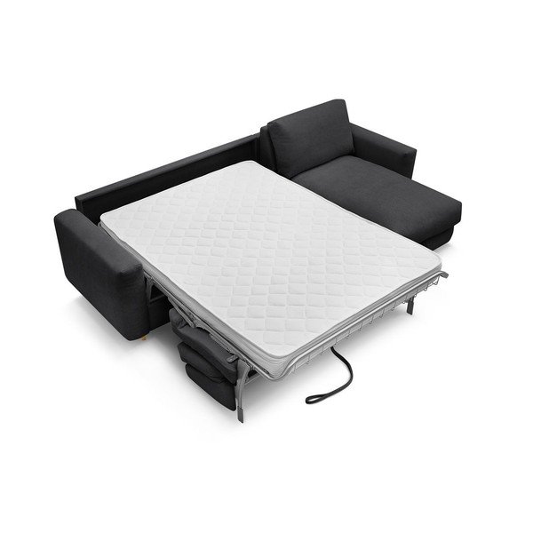 Melns stūra dīvāns Nouveau Cocoone – Bobochic Paris-image-4