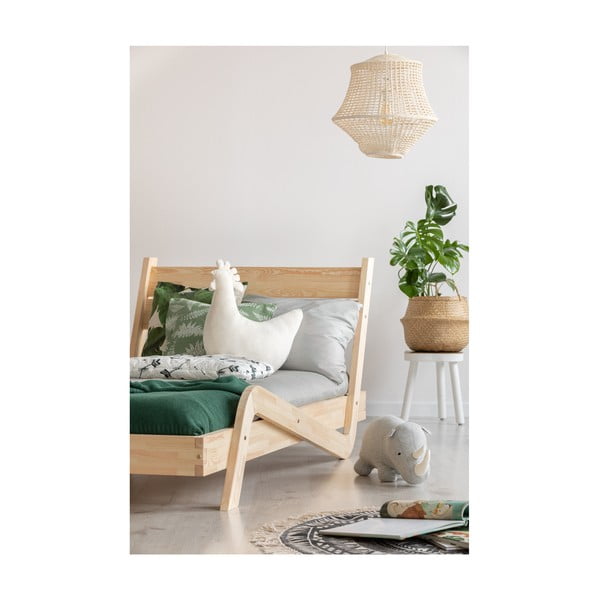 Bērnu gulta no priedes koka Adeko Zigzag, 80 x 200 cm-image-1