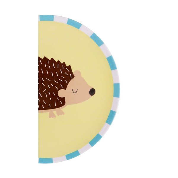 3-daļu bērnu pusdienu komplekts ar eža motīvu Premier Housewares-image-2