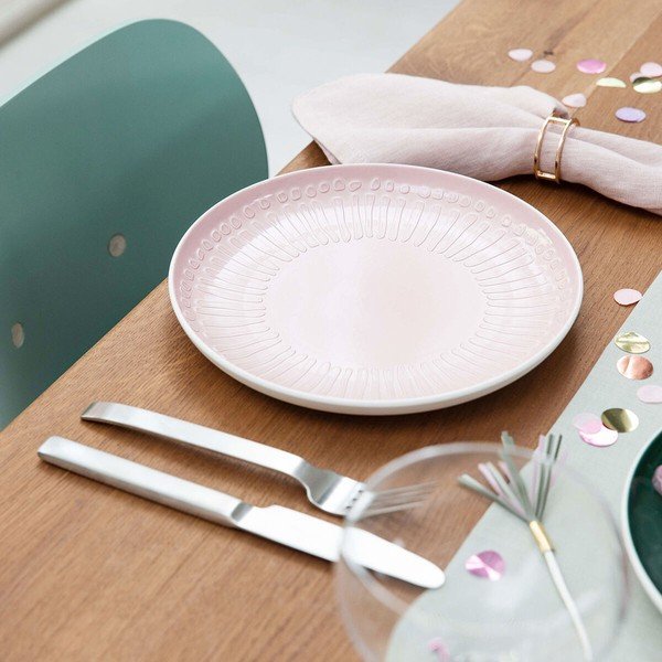 Balts ar rozā porcelāna šķīvis Villeroy & Boch Blossom, ⌀ 24 cm-image-4