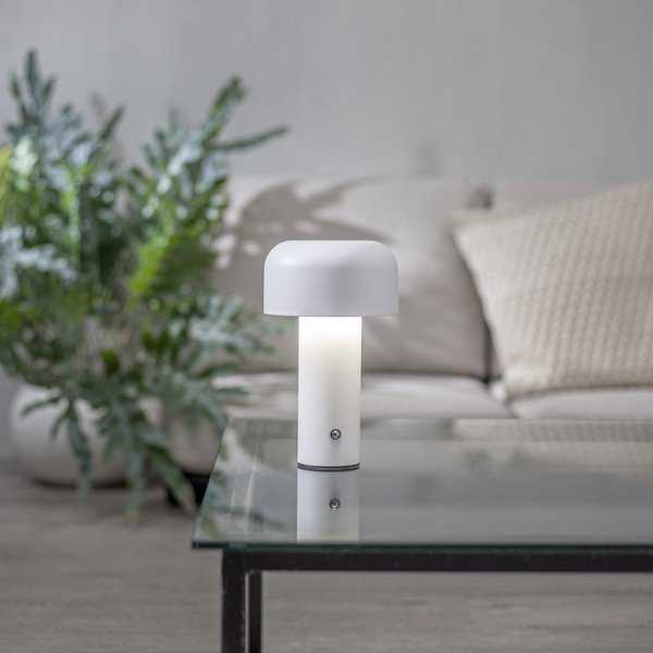 Balta LED galda lampa (augstums 21,5 cm) Bobby – Star Trading-image-1
