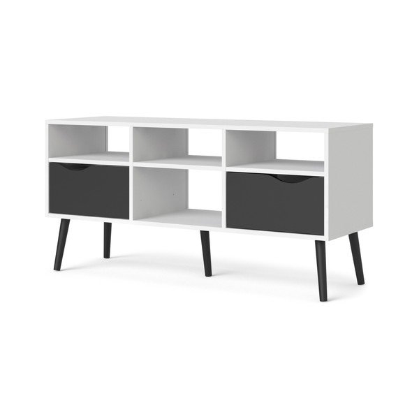Melnbalts TV galdiņš Tvilum Oslo, 117 x 57 cm-image-4