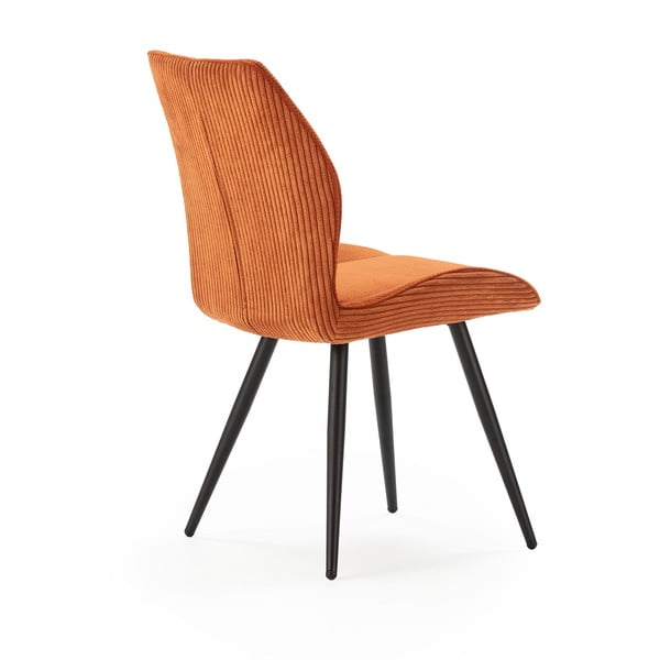 Oranži velveta pusdienu krēsli (2 gab.) Adaya – Marckeric-image-4