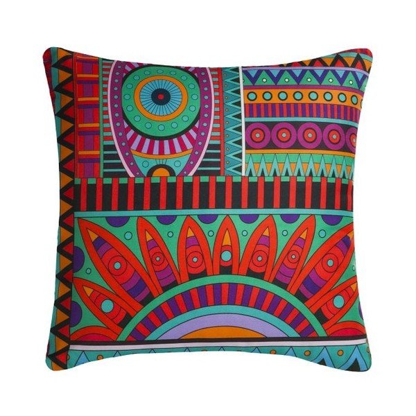Spilvens ar pildījumu Etnic V1, 45x45 cm