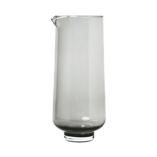 Melna stikla ūdens karafe Blomus Flow, 1,1 l