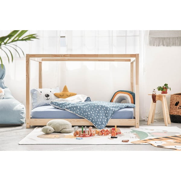 Kokvilnas bērnu gultas veļa 140x200 cm Bear – Bonami Selection-image-1