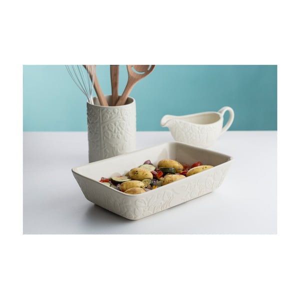 Krēmkrāsas keramikas cepamais trauks Mason Cash In the Forest, 31 x 20 cm-image-2