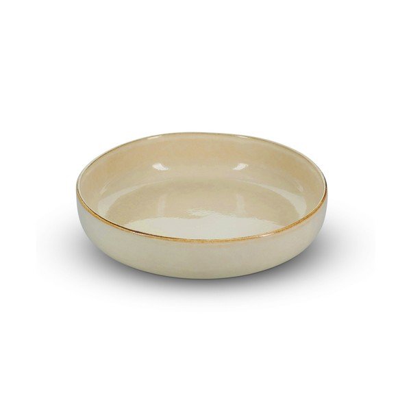 Bēšs servēšanas akmensmasas šķīvis Meridian – Salt&Pepper