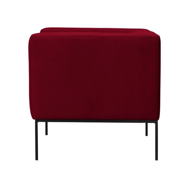 Sarkans samta atpūtas krēsls Windsor & Co Sofas Neptune-image-3