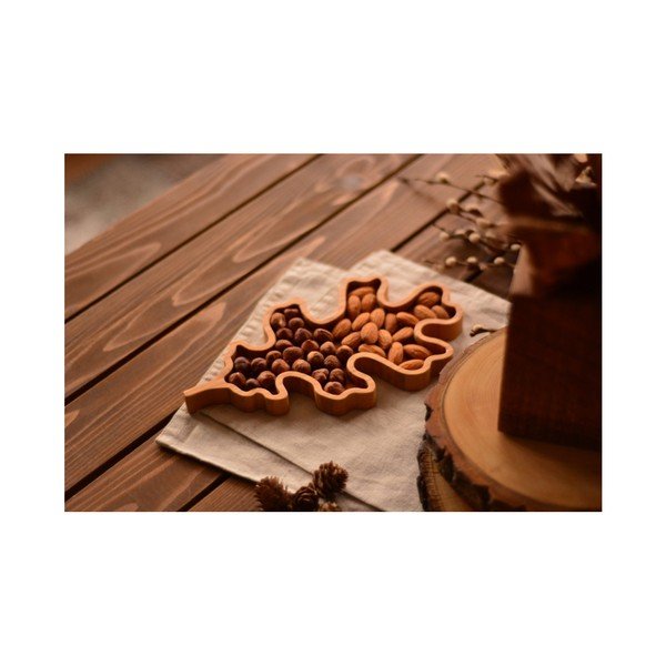 Servēšanas paplāte lapas formā Bambum Mesa, ⌀ 22 cm-image-2