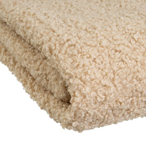 Bēšs pleds no Sherpa flīsa 130x160 cm Sherpa – Casa Selección-image-3