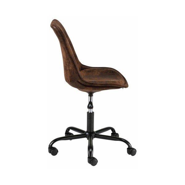 Brūns biroja krēsls uz riteņiem Støraa Dennis-image-1