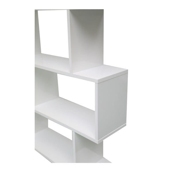 Balts grāmatu plaukts Evergreen House Martin, augstums 192 cm-image-2