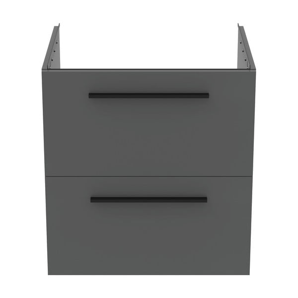 Pelēks piekarams skapītis zem izlietnes 60x63 cm i.Life B – Ideal Standard-image-3