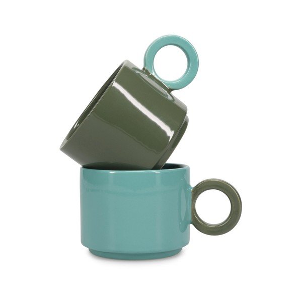 Zaļa akmensmasas krūze 280 ml Lou – ONA-image-2