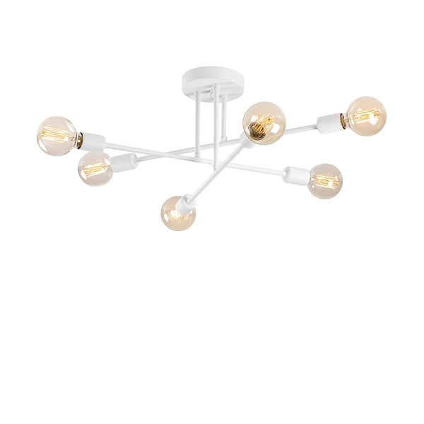 Balta griestu lampa 64x64 cm Flower – Opviq lights-image-2