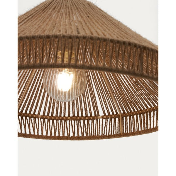 Dabīga toņa abažūrs ø 45 cm Pontos – Kave Home-image-2