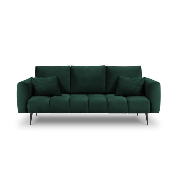 Tumši zaļš samta dīvāns Interieurs 86 Octave
