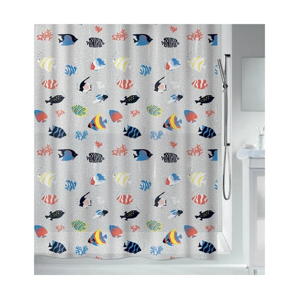 Dušas aizkars 180x200 cm Fish – Spirella