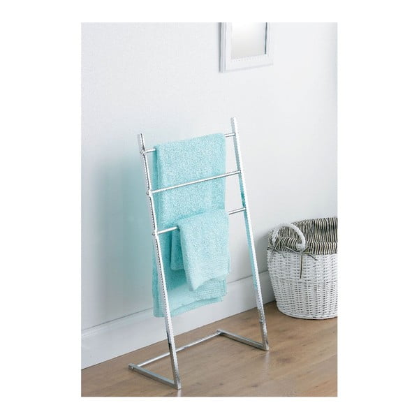 Sudraba krāsas hromēta tērauda dvieļu turētājs – Premier Housewares-image-1