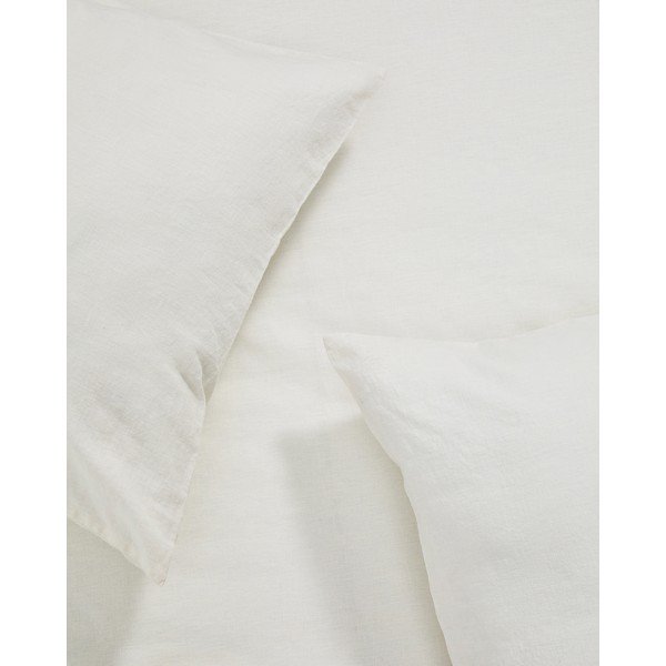 Ziloņkaula krāsas vienguļamā/īpaši gara gultas veļa 150x220 cm Simmel – Kave Home-image-4