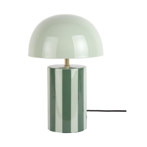 Zaļa metāla galda lampa (augstums 34 cm) Rayado – Leitmotiv