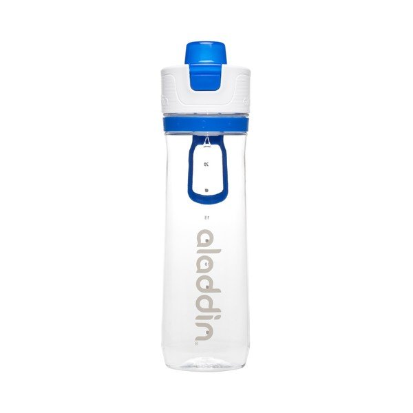 Sporta ūdens pudele ar zilu skaitītāju Aladdin, 800 ml