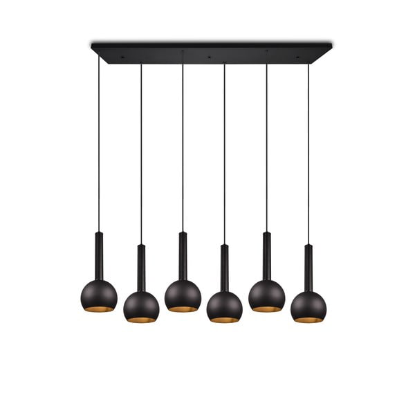 Melna piekaramā lampa Ciliana – CINQUE-image-3