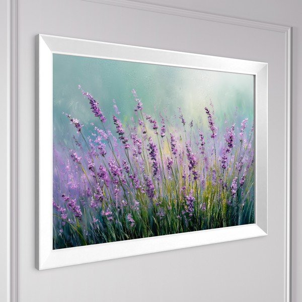 Drukāta glezna ar rāmi 75x56 cm Lavender – Styler-image-3