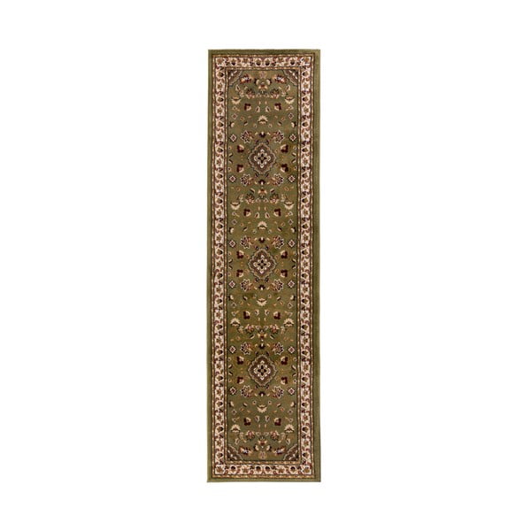 Zaļš celiņa paklājs 66x300 cm Sherborne – Flair Rugs