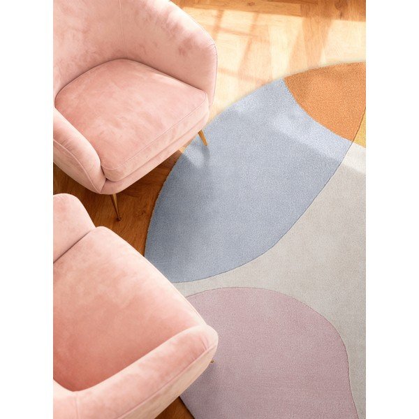 Ar rokām darināts vilnas apaļš paklājs ø 200 cm Hackney Clarissa – Ted Baker-image-2