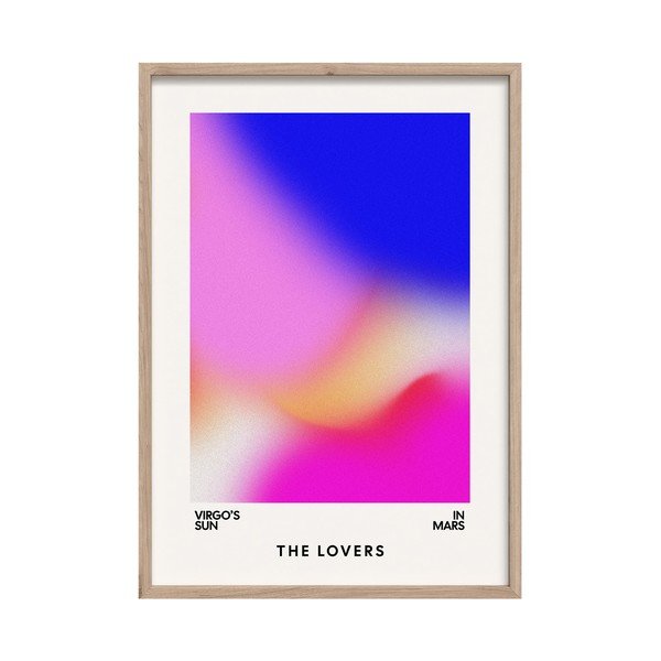 Drukāta glezna ar rāmi 50x70 cm Love Flow – Styler