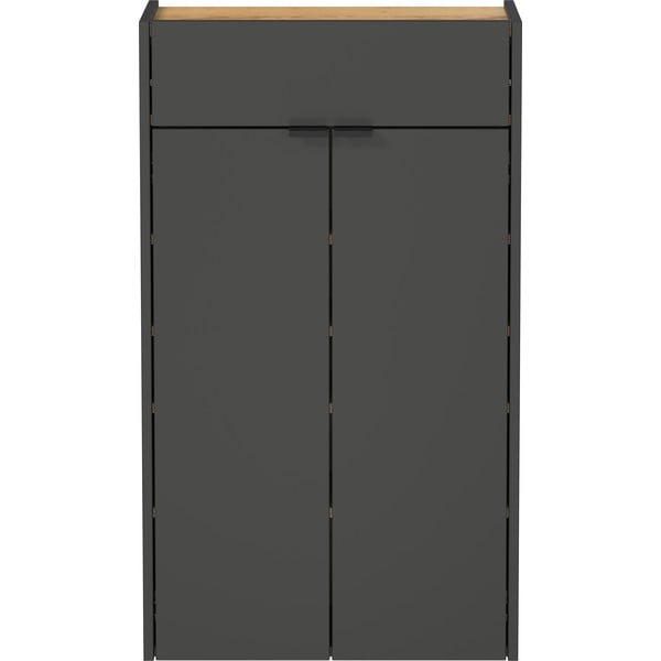 Antracīta pelēks skapītis 56x97x22 cm Ameca – Germania-image-2