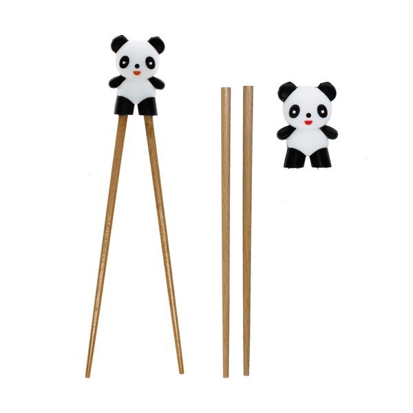 Dabīga toņa koka bērnu mācību irbulīši Panda – Rex London-image-3
