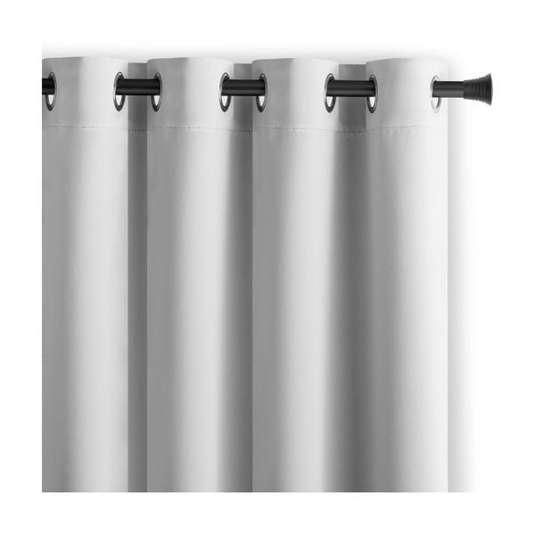 Balts daļēji gaismu necaurlaidīgs aizkars 140x270 cm Kierra – Restilo