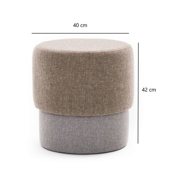 Gaiši brūns pufs Felix – Artie-image-4