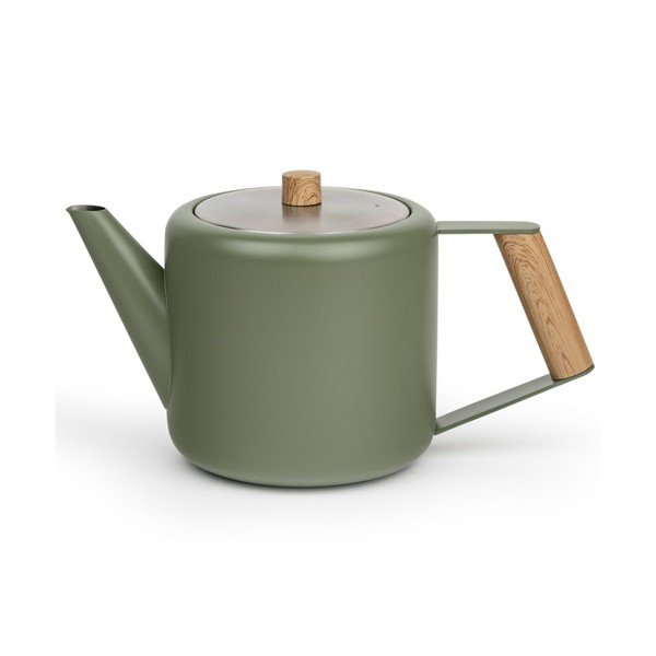 Zaļa nerūsējošā tērauda tējkanna 1,1 l Duet Boston – Bredemeijer