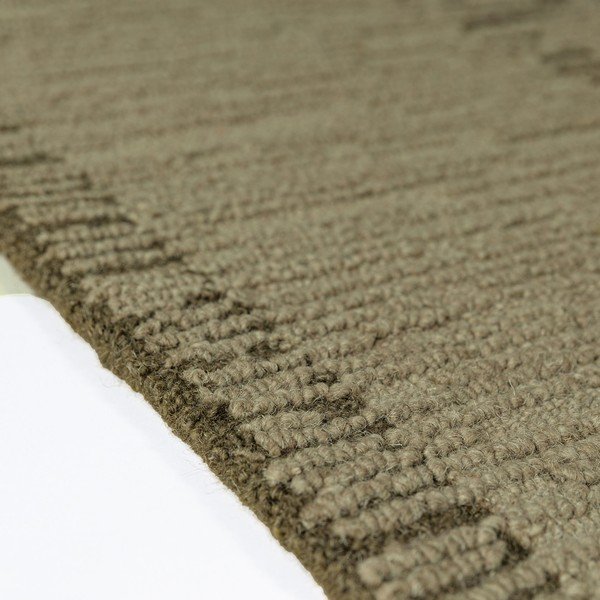 Zaļš ar rokām darināts vilnas paklājs 160x230 cm Harris Modula Wool – Flair Rugs-image-3