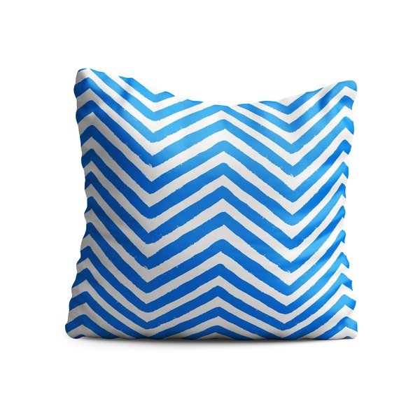 Bērnu spilvens OYO Kids Blue Zig Zag, 40 x 40 cm