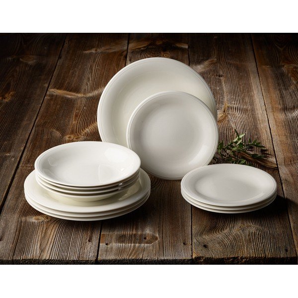 Balts porcelāna deserta šķīvis Villeroy & Boch Like Color Loop, ø 21,5 cm-image-2