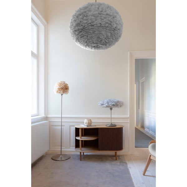 Brūna/gaiši brūna zema kumode ar ozolkoka imitāciju ar bīdāmām durvīm 100x67 cm Audacious – UMAGE-image-1