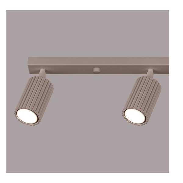 Pelēkbrūna metāla prožektora tipa lampa 6,5x81 cm Gleam – Sollux-image-3