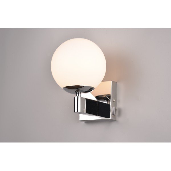 Sudraba krāsas sienas lampa ø 14 cm Kula – Trio-image-2